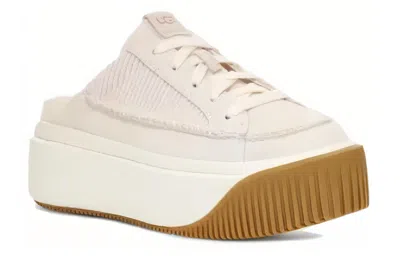 Ugg Ez-duzzit Platform Mule In White