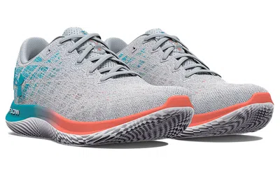 Under Armour (wmns)  Flow Velociti Wind 'halo Grey Fresco Blue' In Gray