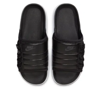 Nike Asuna Slide 'black White' In Brown