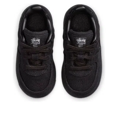 Nike (td)  X Stussy Air Force 1 Low 'black'