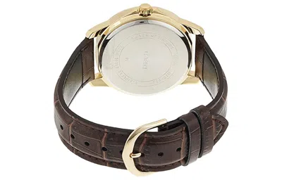 Casio Quartz Limited Edition Waterproof White Dial Mens White Analog In Gold