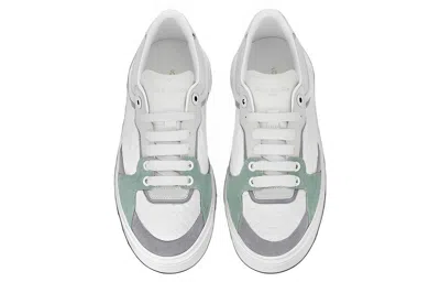 Pre-owned Louis Vuitton (wmns)  Time Out Sneakers 'white Mini Monogram With Green Grey' In Multi