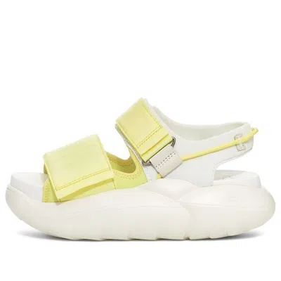 Ugg (wmns)  La Cloud Strap Flatform Sandal 'neon Green White' In Multi