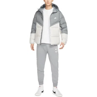 Nike Hooded Puffer Jacket 'grey White'