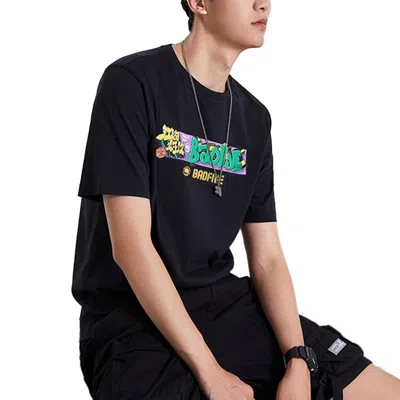 Li-ning Badfive Basketball Series Element Printing Tee 'black'