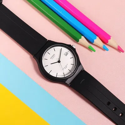 Casio Waterproof Sports Black Analog