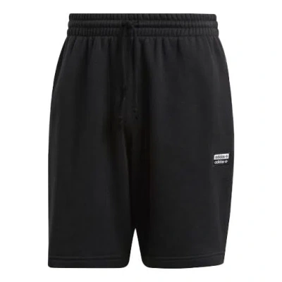 Adidas Originals Men's Double Label Sports Black Shorts | ModeSens