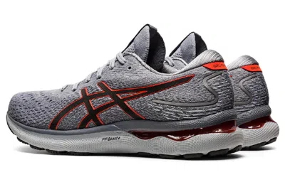 Asics Gel-nimbus 24 'sheet Rock Cherry Tomato' In Gray