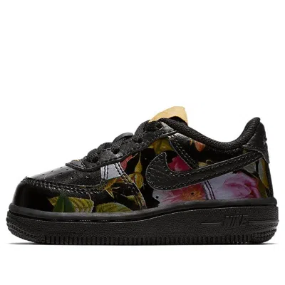Nike (td)  Force 1 Lxx 'floral' In Black