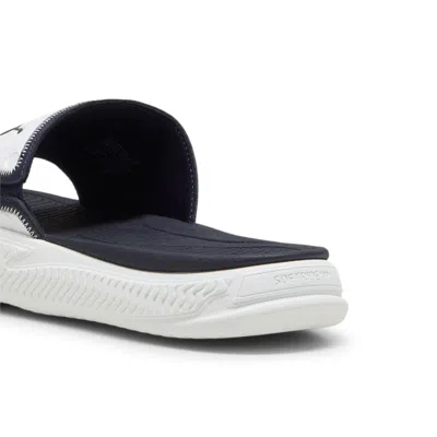 Puma Softride Pro 24 V Slides 'white New Navy' In Black