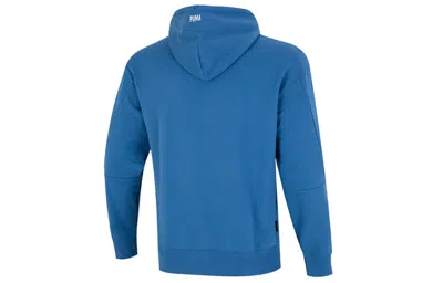 Puma Logo Hoodie 'blue'