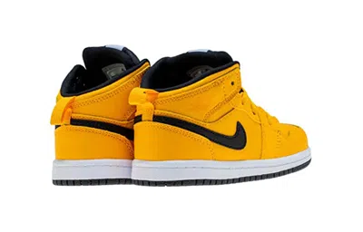 Air Jordan (td)  1 Mid 'university Gold' In Yellow