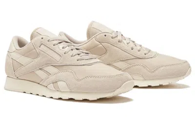 Reebok Classic Nylon 'stucco Vintage Charcoal' In Pink