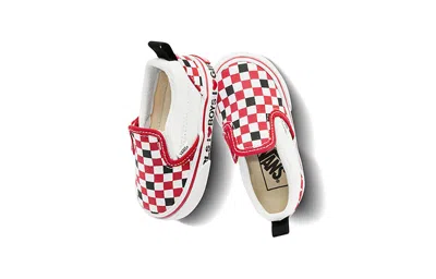 Vans (td)  Classic Slip-on V 'checkerboard - I Heart' In White