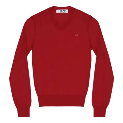 Comme Des Garçons Play (wmns) Comme Des Garcons Play L/s Basic T-shirt Small Red Emblem 'red'