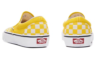 Vans Classic Slip-on 'checkerboard - Cyber Yellow' In Multi