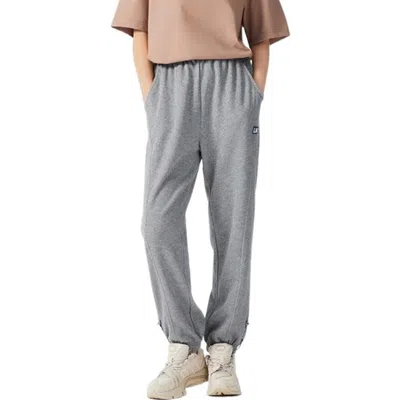 Li-ning Way Of Wade Label Logo Joggers Sweatpants 'grey' In Gray