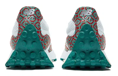 New Balance Casablanca 327 Suede-trimmed Logo-jacquard And Leather Sneakers