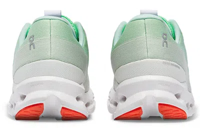 On Women's Cloudsurfer Running Shoes ( B Width ) In Creek/white In Green
