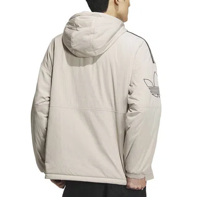 Adidas Originals Adidas Origianls Reversible Warm Cotton Jacket 'white Burgundy'