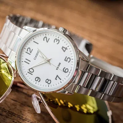 Casio Influencer Analog Watch 'silver White'