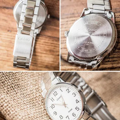 Casio Influencer Analog Watch 'silver White'
