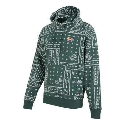 Vans Men's  Cashew Pattern Full Print Sports Pullover Green