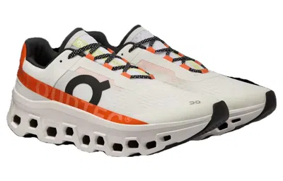 On Running Cloudmonster 'undyed White Flame' In Multi