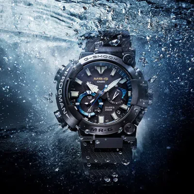 Casio G-shock Analog 'black Titanium Blue'