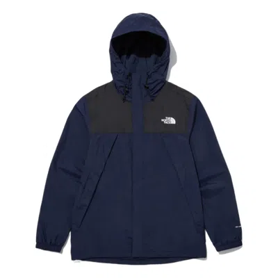 The North Face Seasonal Mountain Button Hooded Jacket In Blue