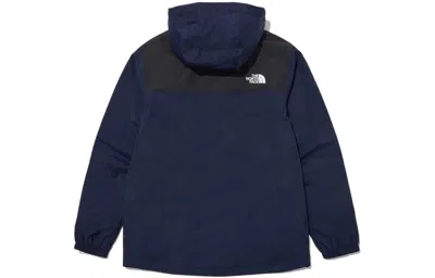 The North Face Seasonal Mountain Button Hooded Jacket In Blue
