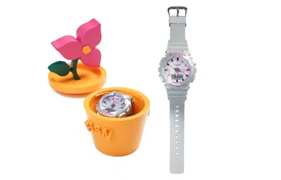 Casio G-shock Analog-digital 'grey' In Metallic