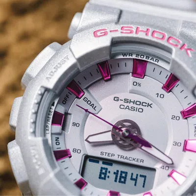 Casio G-shock Analog-digital 'grey' In Metallic
