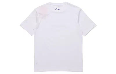 Li-ning Logo T-shirt 'white Blue'