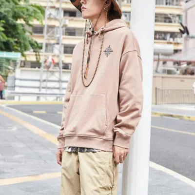 Li-ning X Dunhuang Museum Crossover Cf Series Casual Sports Pullover Hoodie 'khaki' In Brown