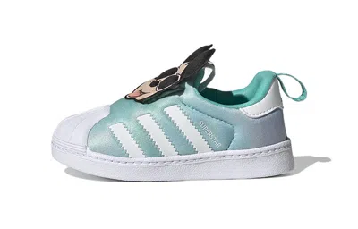 Adidas Originals (td) Adidas Disney X Superstar 360 'mickey Mouse' In Green