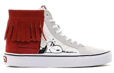 Vans Peanuts X Sk8-hi Moc 'dog House' In Red