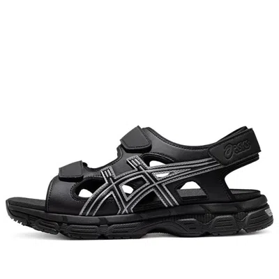 Asics Kahana Sd Outdoor Sports Unisex Sandals 'black Silver'