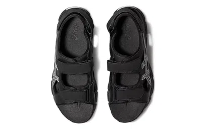 Asics Kahana Sd Outdoor Sports Unisex Sandals 'black Silver'
