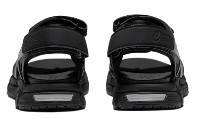 Asics Kahana Sd Outdoor Sports Unisex Sandals 'black Silver'