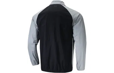 Under Armour Sportstyle Woven Full Zip Jacket 'black Grey' In Multi