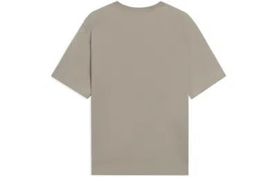 Li-ning Embroidered T-shirt 'light Brown' In Neutral
