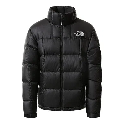 The North Face High Collar Puffer Quilted Jacket In Black