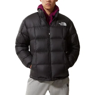 The North Face High Collar Puffer Quilted Jacket In Black