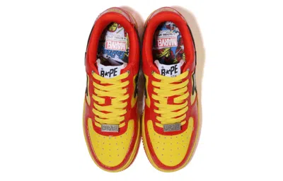 A Bathing Ape (wmns)  X Marvel Bape Sta 'red Yellow Black'