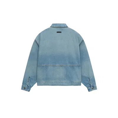 Essentials Denim Trucker Jacket In Blue