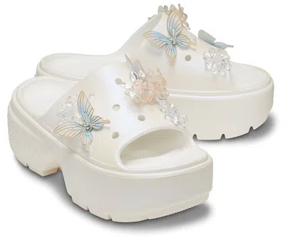 Crocs (wmns)  Stomp Slides 'white'