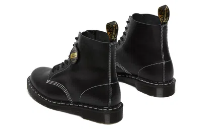 Dr. Martens' Dr.martens 1460 Pascal Made In England Cavalier Leather Lace Up Boots 'black Cavalier'