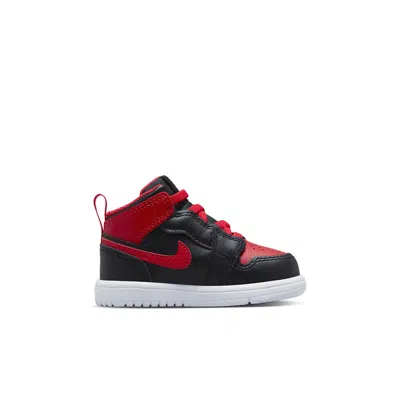 Air Jordan (td)  1 Mid Alt 'bred Toe' In Black