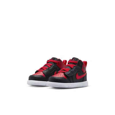 Air Jordan (td)  1 Mid Alt 'bred Toe' In Black